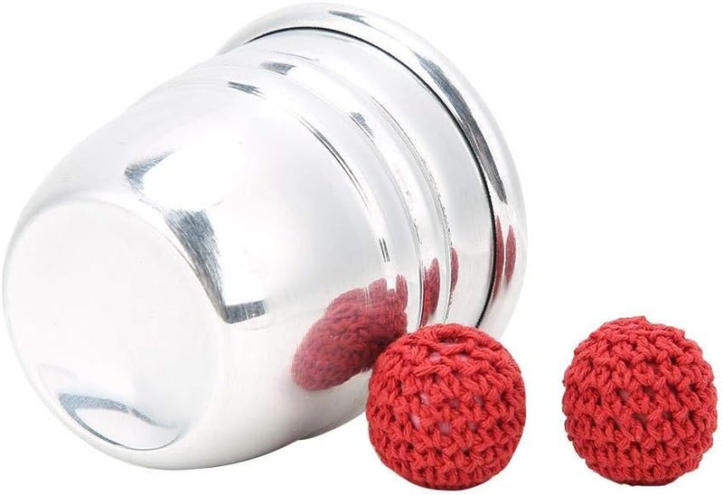 klarako Magic Tricks Aluminum Cup, Aluminum Chop Cup, Complete for Magic Hobbyist for Magic Professional Magic Beginner - Image 1