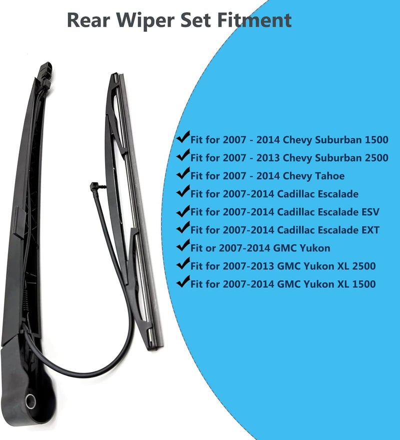DAZOM Rear Window Wiper Arm & Blade Replacement - Image 2