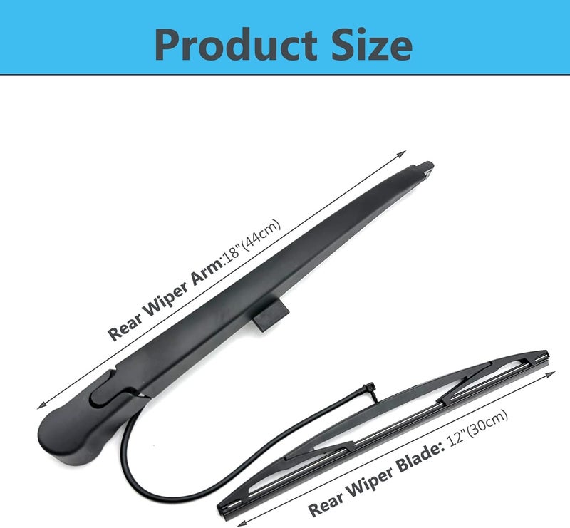 DAZOM Rear Window Wiper Arm & Blade Replacement - Image 3