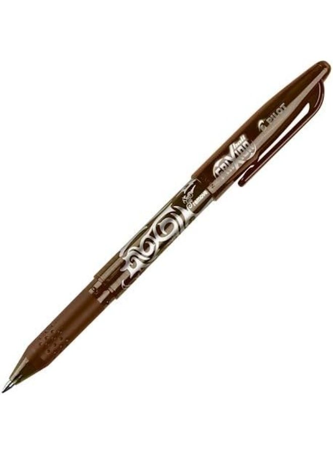 بايلوت قلم حبر جاف قابل للمسح من بايلوت فريكشن، مقاس رأس 0.7 مم، بني، 622709 - Image 2