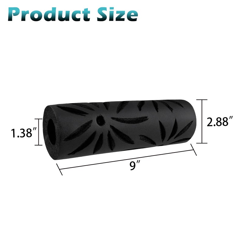 ZTTM Poinsettia Style - Pattern Drywall Texture Roller, 9-inch, Paint Roller for Walls and Ceilings - Image 3
