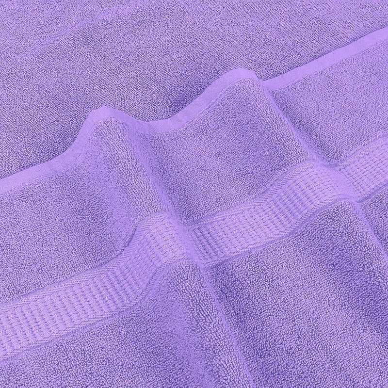 REWOP Microfiber Towels for Bath Large SizeSuper Soft Coral Fleece Bathing Towel with Hook Quick Dry Super AbsorbentBath Towel for Men and Women70x140 cm 1 Purple - Image 4