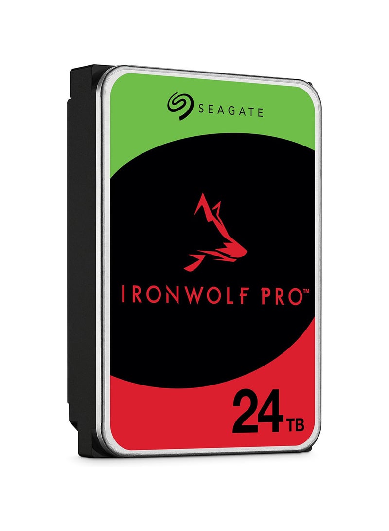 سيجيت قرص صلب داخلي NAS IronWolf Pro SATA III سعة 24TB، سرعة 7200 دورة في الدقيقة، ذاكرة مؤقتة 512MB، معدل نقل بيانات يصل إلى 285 MB/s، متوسط الوقت بين الفشل 2.5 مليون ساعة، استعادة بيانات Seagate Rescue | ST24000NT002 - Image 3