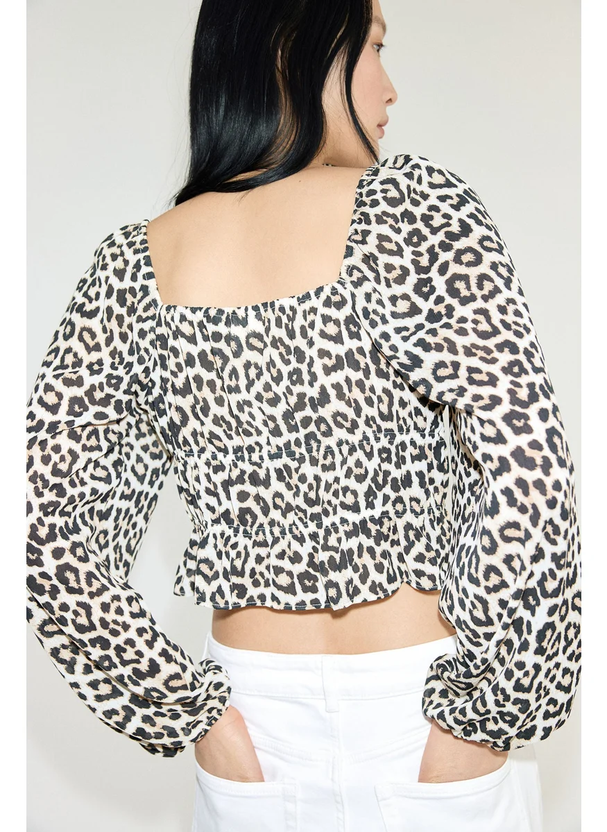 اتش اند ام Crinkled Blouse