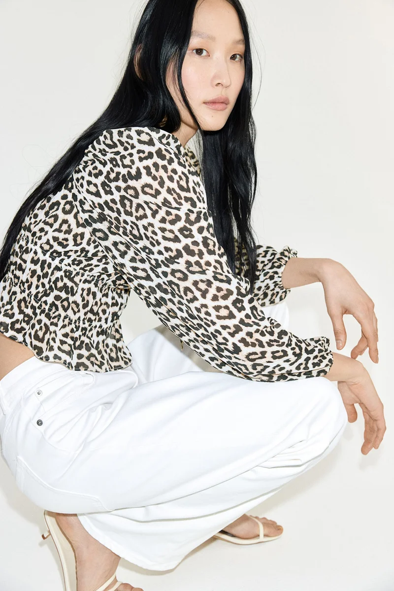 H&M Crinkled Blouse