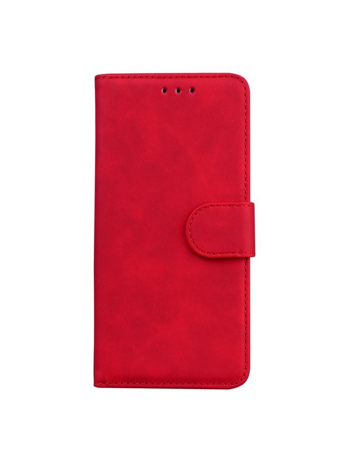 Green Tiger Case For Google Pixel 7a Skin Feel Pure Color Flip Leather Phone Case - Image 2