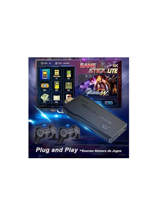 GAME Home Retro TV Game Console HDMI HD 4K Wireless Gamepad Dual Vibration Control Retro Retro Arcade Game Console 32GB Memory - Image 4