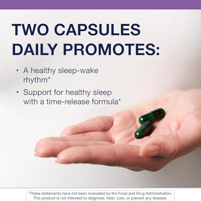 Metagenics MetaSleep - Dual-Phase Melatonin Sleep Supplement - With Kava Root for Relaxation & Calmness* - Sustained-Release Formula to Support Restful Sleep* - Non-GMO, Gluten-Free - 60 Capsules - Image 2