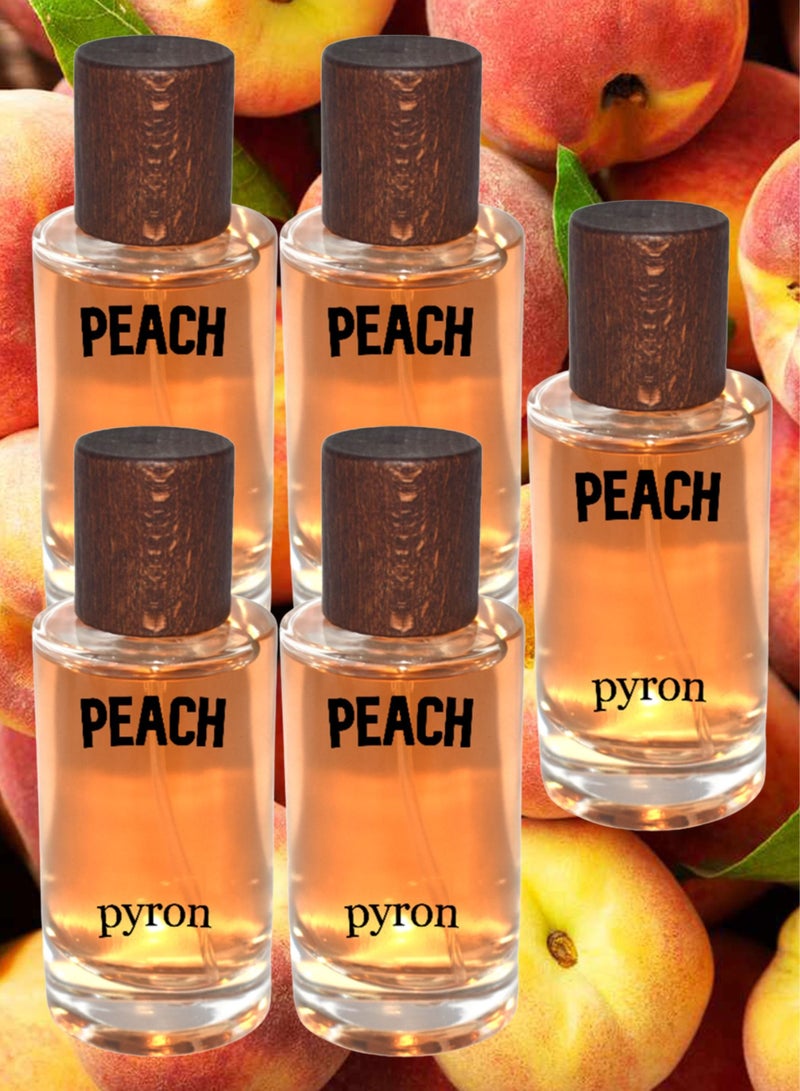 بيرون 5 قطع عطر الخوخ 50 مل EDP