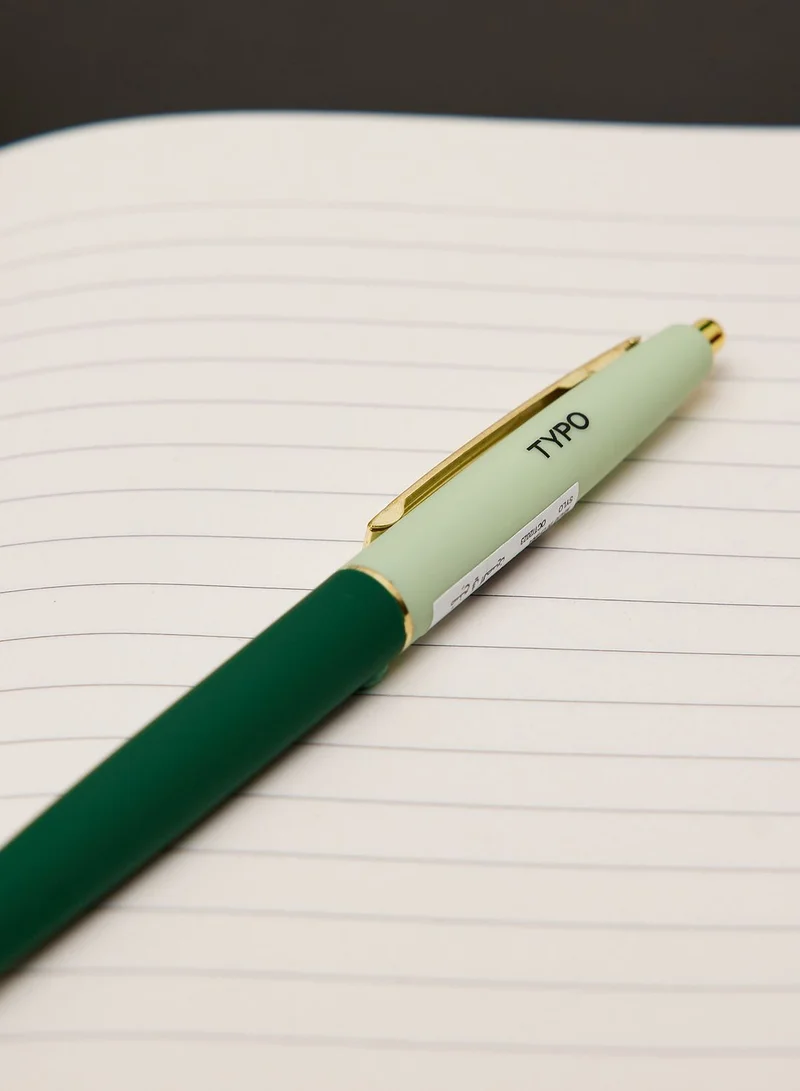 Typo Green Ballpoint Pen Smooth Writing