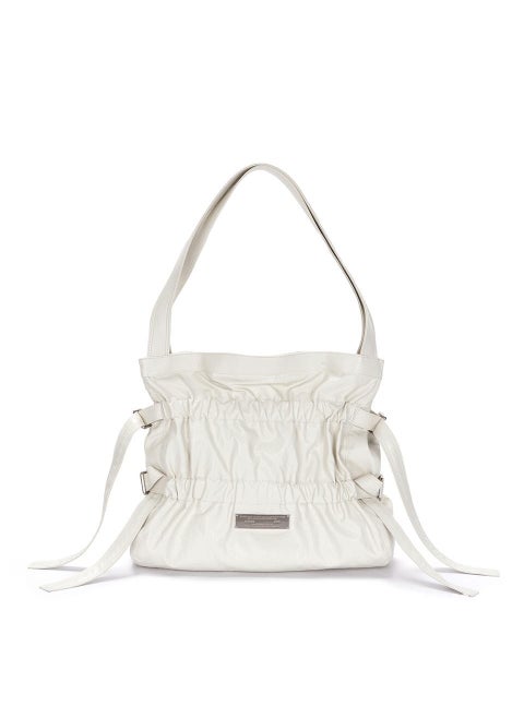 Korean Matin Kim Bag Ribbon Design Versatile Tote White Large