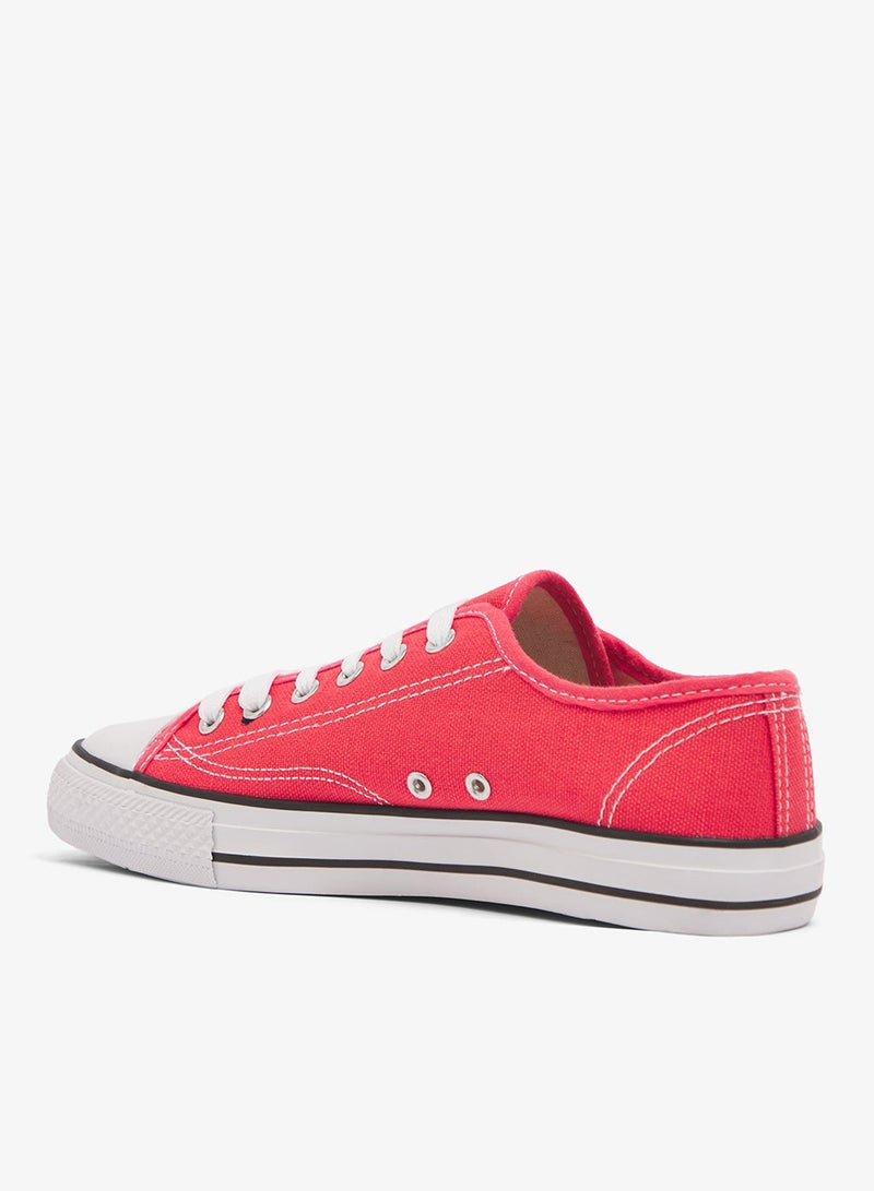 Spot-On Lace Up Canvas Sneaker - Image 2