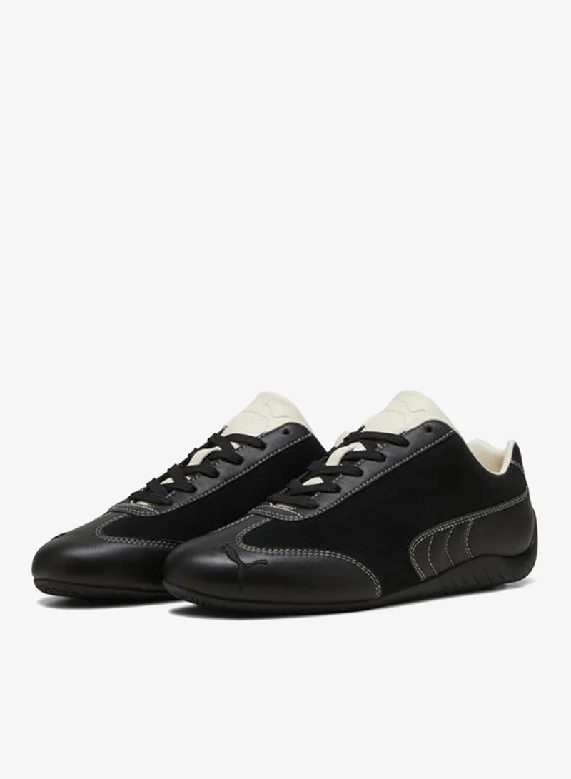 Puma PUMA Black-Frosted Ivory Speedcat Icons Sneakers Unisex for Men | Best Price UAE
