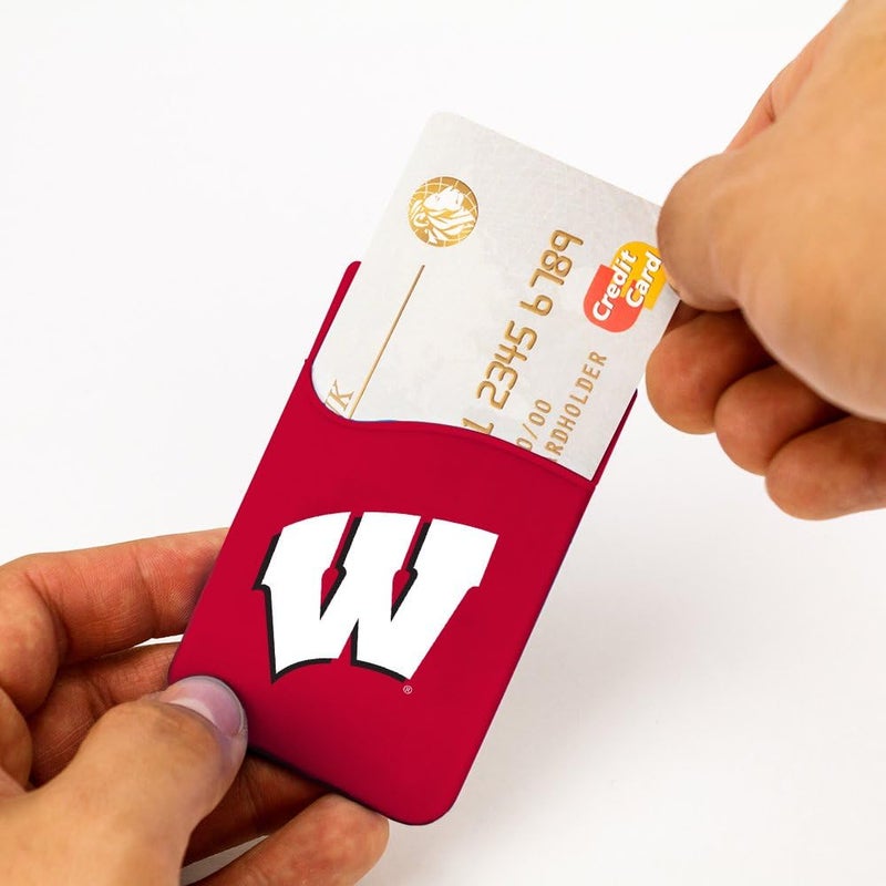 Guard Dog Silicone Credit Card Holder/Phone Wallet - Wisconsin Badgers - Image 3