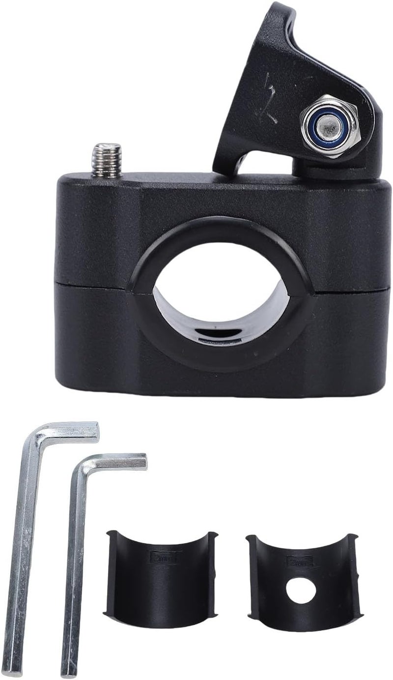 Motorcycle Spotlight Bracket 360 Degree Adjustable Light Tube Clamp Mounting Bracket for 0.7in to 1.25in ATV UTV Roll Cages - Image 1