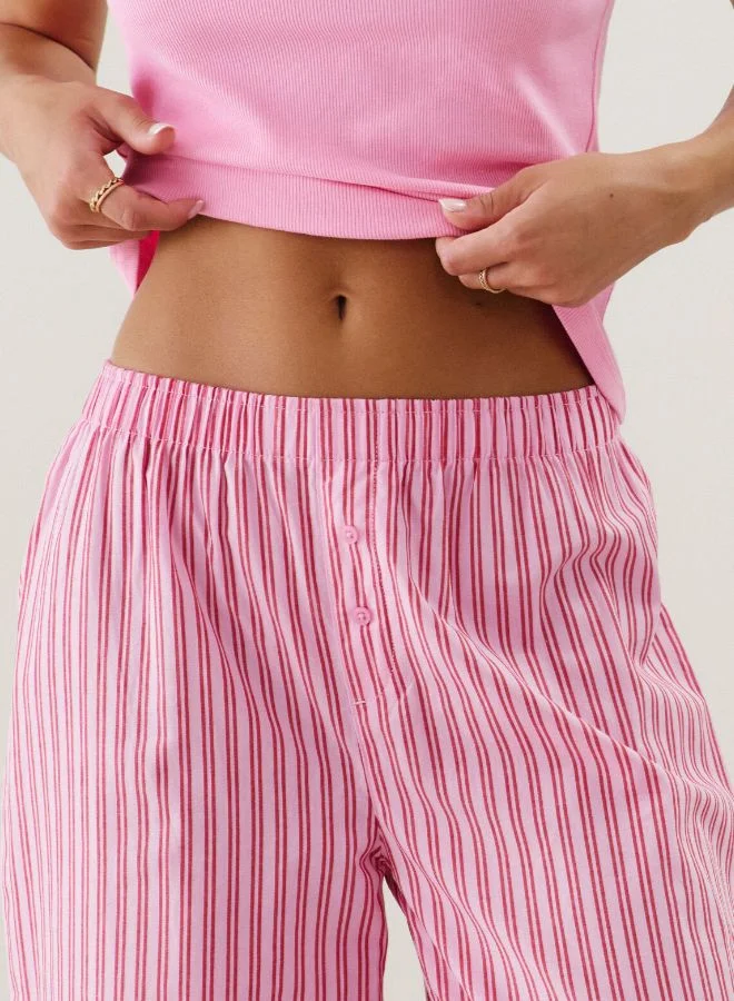UNDIZ Cotton striped trousers