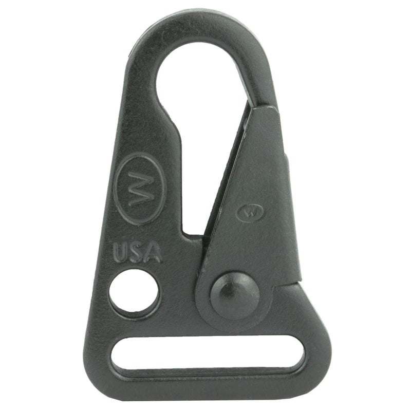 Blue Force Gear,Alloy Steel HK Style Sling Snap Hook, Black, 1 Inch Loop (P-HK-100) - Image 3