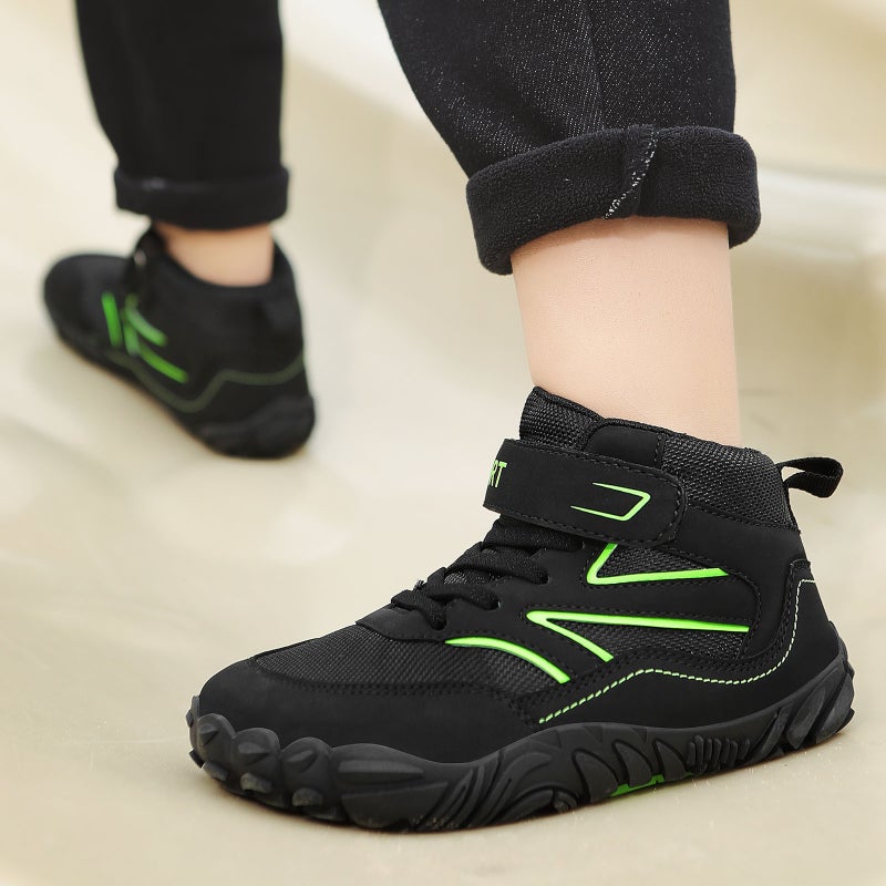 Winter Children'S Outdoor Hiking Shoes Warm Five-Finger Non-Slip Cotton Shoes Snow Sports Non-Slip Boots Whip Shoes Hiking Climbing - Image 4