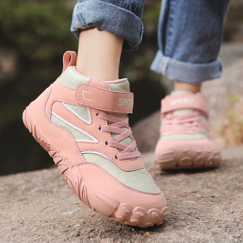 Winter Children'S Outdoor Hiking Shoes Warm Five-Finger Non-Slip Cotton Shoes Snow Sports Non-Slip Boots Whip Shoes Hiking Climbing - Image 3