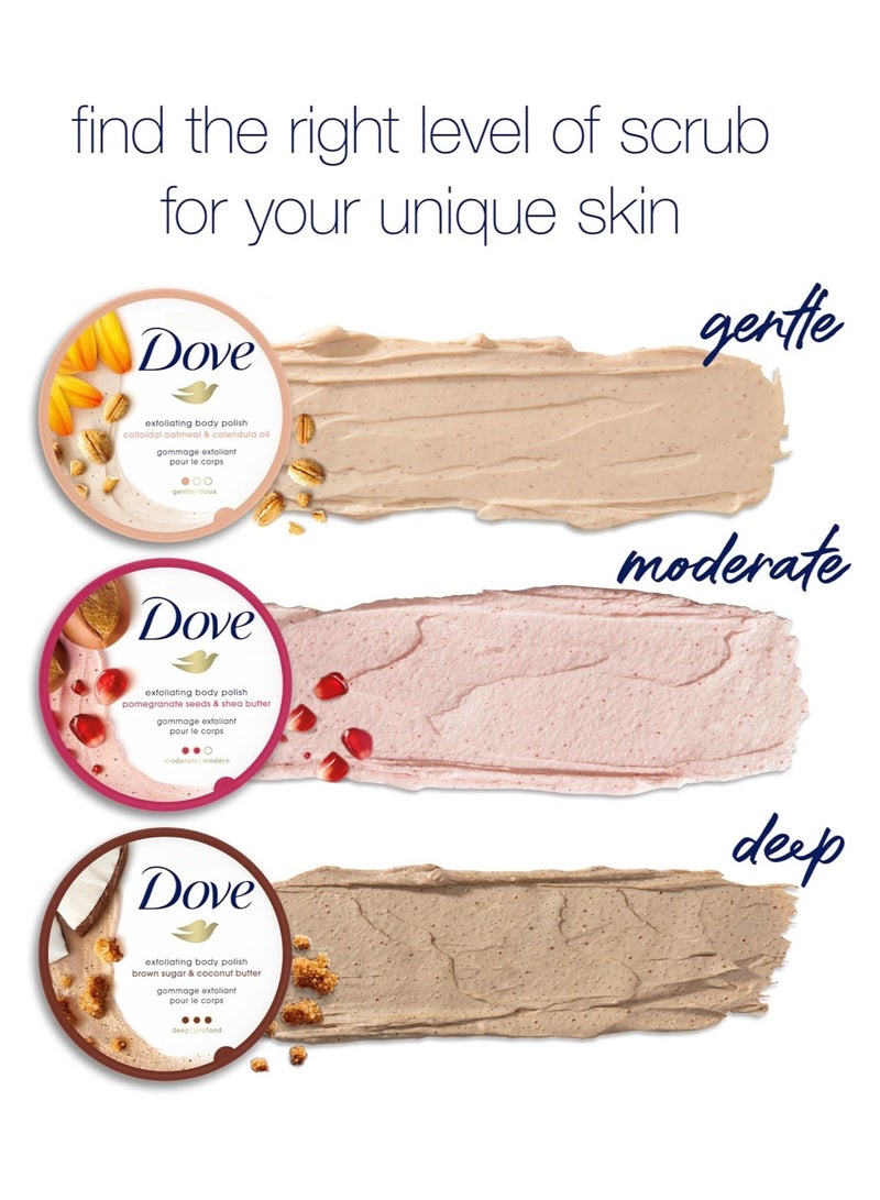 دوف مقشر الجسم دوف لبشرة حريرية بزيت الشوفان والآذريون - 298 غرام - Image 5