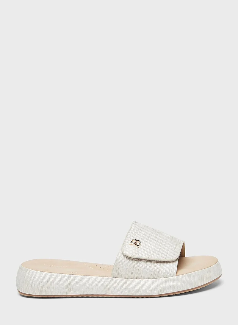 shoexpress One Strap Wedge Sandals