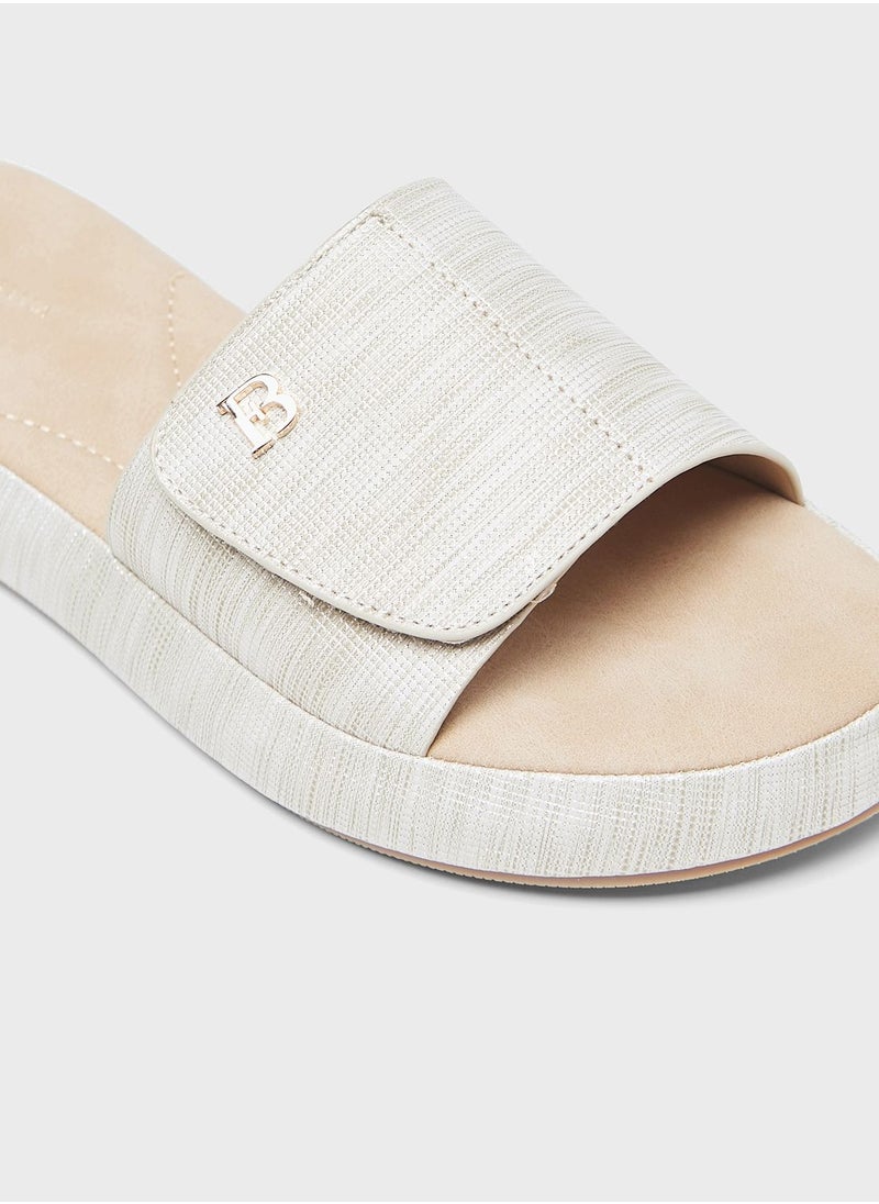shoexpress - One Strap Wedge Sandals - Image 1