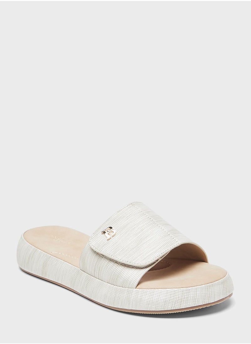 shoexpress - One Strap Wedge Sandals - Image 1