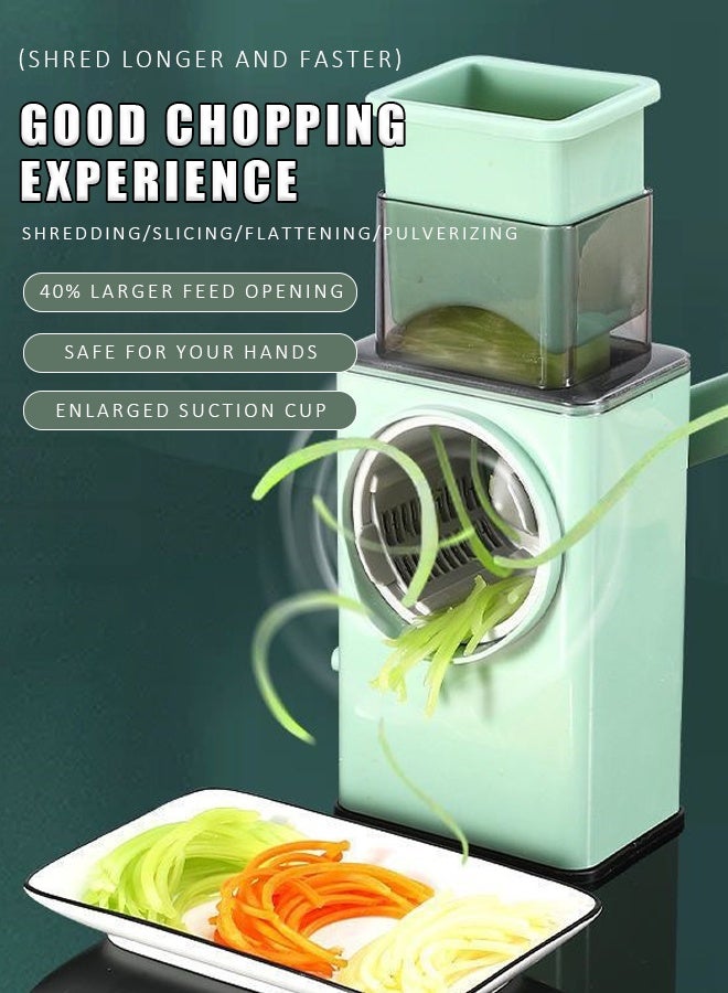 3-in-1 multi-functional kitchen vegetable slicer, hand-cranked roller type quick vegetable slicer, multi-functional vegetable slicer  - Image 2
