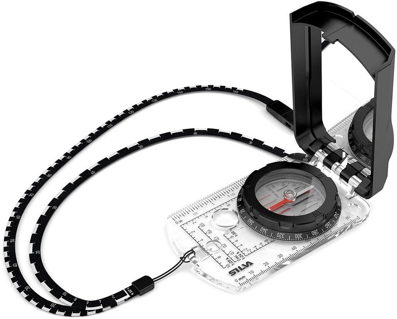Silva Ranger 2.0 Advanced Compass with Mirror, Slope Card, and Distance Lanyard, Black - Image 1