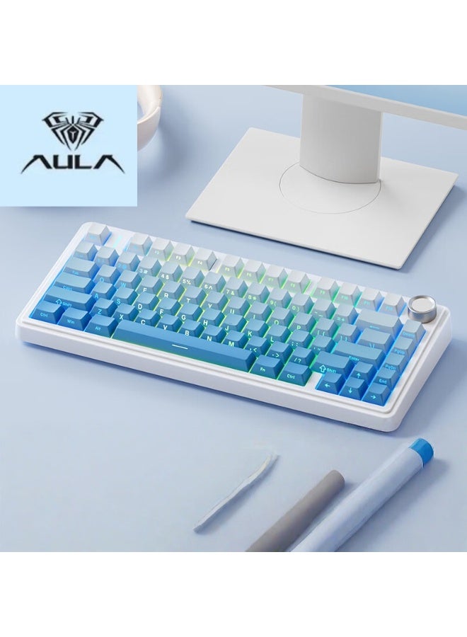 أولا كل قوي F75 ماكس الثالث الاختبار المزيف لوحة المفاتيح الميكانيكية  التحكم اللاسلكي - Image 1