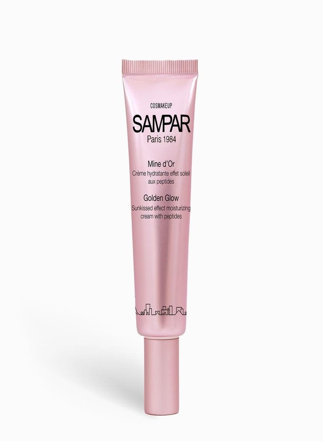 SAMPAR Golden Glow - Illuminating Face Moisturizer with Vitamin C & Antioxidants - Enhances Skin Radiance, Reduces Fine Lines & Boosts Glow - For All Skin Types - Cruelty-Free, 1 oz - Image 1