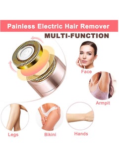 Arabest Facial Epilator for Women USB Mini Epilator, Electric Shaving Portable Bikini Epilator for Lips, Chin, Underarms, Peaches, Pom Pom Fingers, Arms, Legs and Body, Comes with Storage Bag (White)  - Image 4