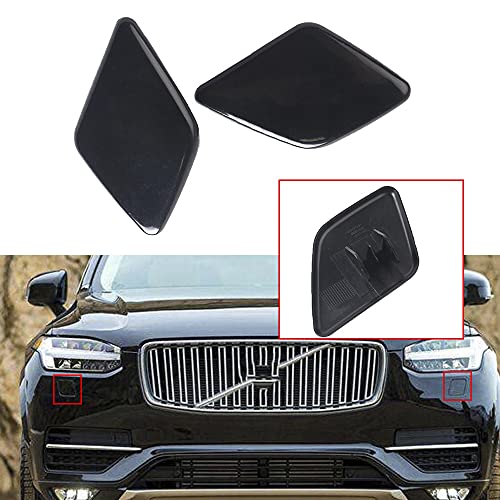 CNUPSM Front Bumper Headlight Washer Cover Cap 39875253 39875254 1 Pair Right And Left Side Compatible With Volvo XC90 2007-2014 - Image 3