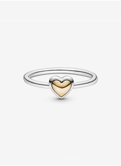 Pandora Violet Pandora Moments Women's 925 Silver and 14K Gold Heart Decorative Ring 199396C00  - Image 4