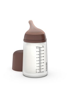 SUAVINEX Zero Zero Anti Colic Baby Bottle, No 1 Spanish Baby Bottle Brand, Minimizes Bottle Rejection & Nipple Confusion, Perfect For Breastfeeding Babies, Medium Flow, 9 Oz, Deep  - Image 1