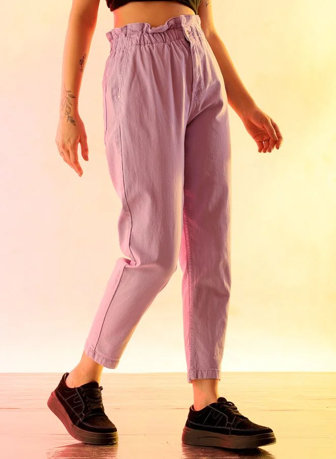 Freehand Women Mom Fit Solid High-Rise Jeans