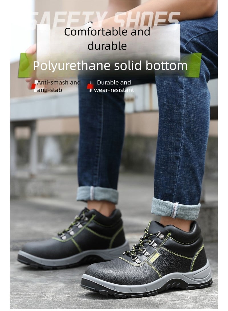 Steel Toe Shoes for Men Lightweight Safety Shoes Comfortable Puncture Proof Slip On Indestructible Work Shoes and Fashion Sneakers. - Image 1