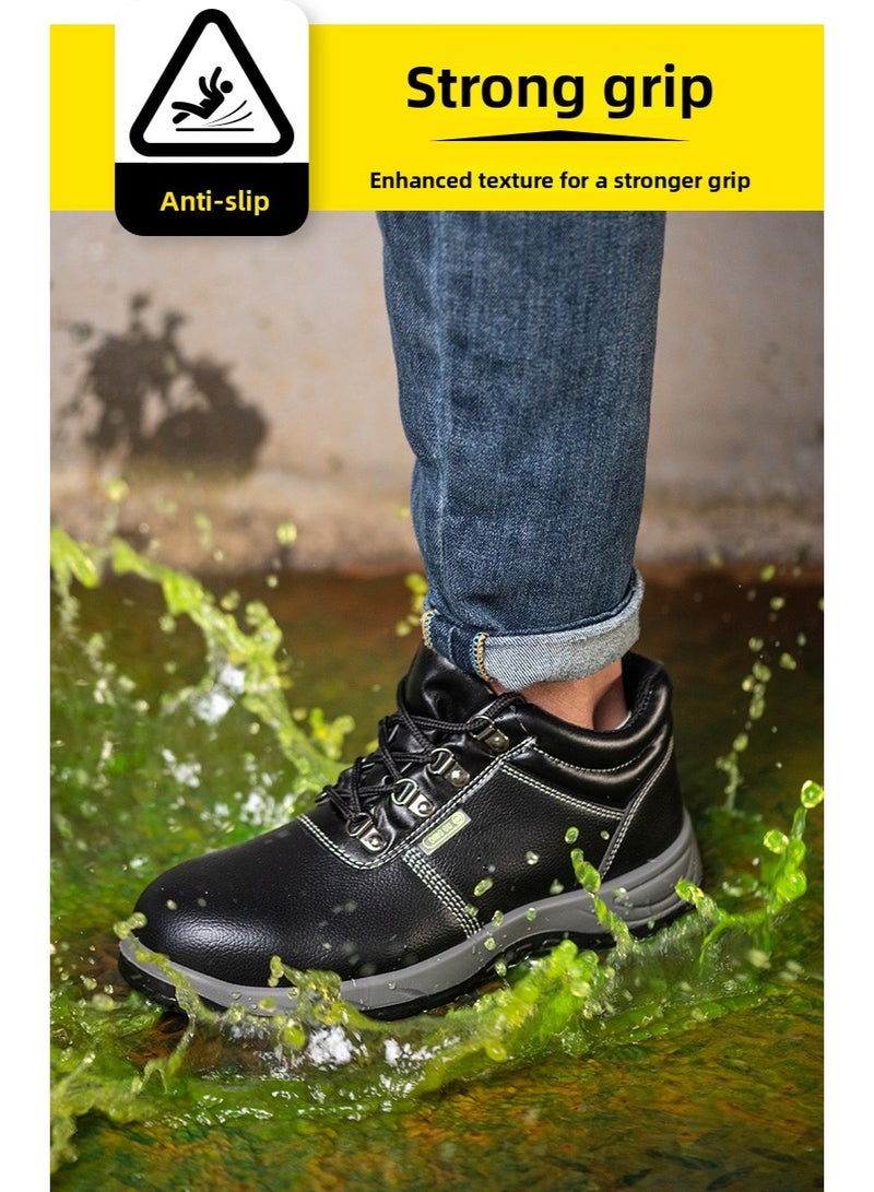 Steel Toe Shoes for Men Lightweight Safety Shoes Comfortable Puncture Proof Slip On Indestructible Work Shoes and Fashion Sneakers. - Image 5