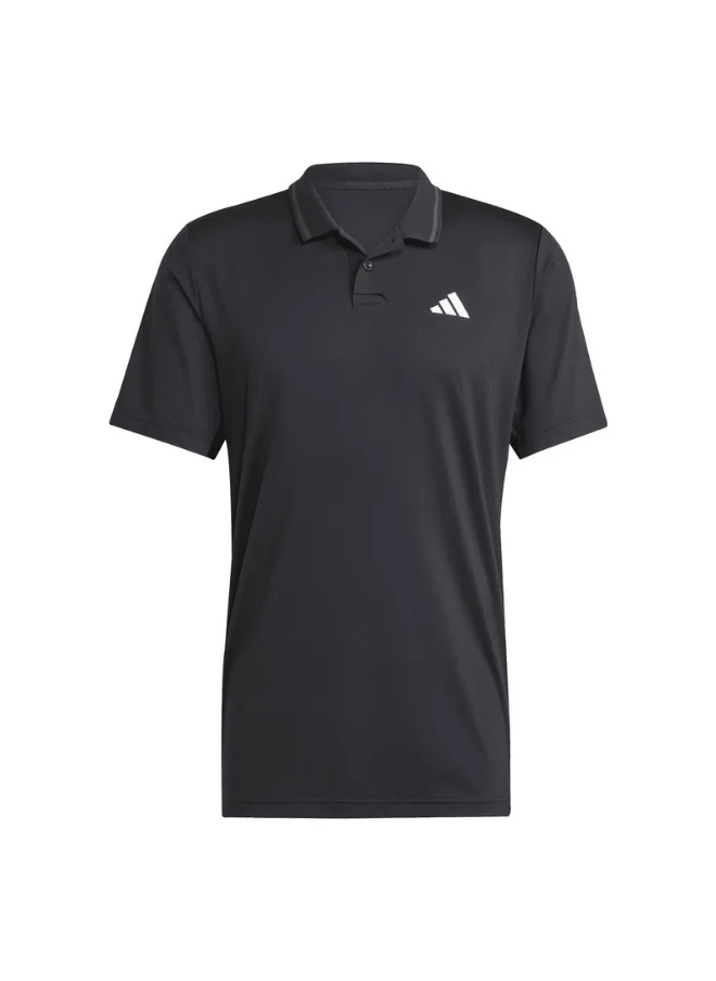 اديداس adidas CLUB PIQUE POLO Black Tennis POLO SHIRTS for Men - XS