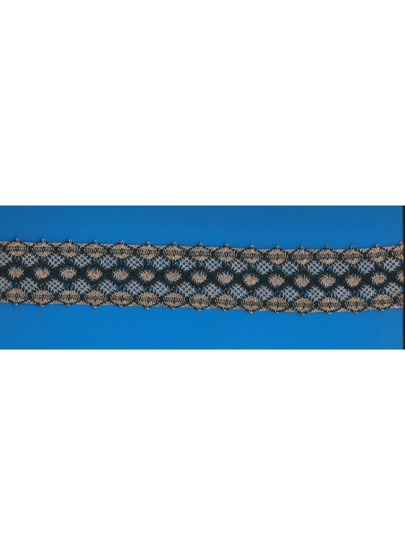 Sleek Polyester/Metallic Lace – Yardage (MAW439/Yds)