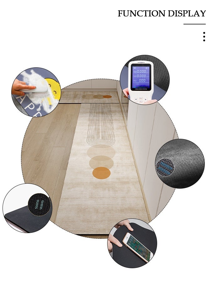 DUNISO Diatom Mud Bath Mat Set Bathroom Kitchen Rug Mat Extra Soft and Absorbent Bath Rugs Non-Slip Quick Drying Floor Bath Tub Mat for Bathroom Floor Tub and Shower 40*60cm/40*120cm - Image 4