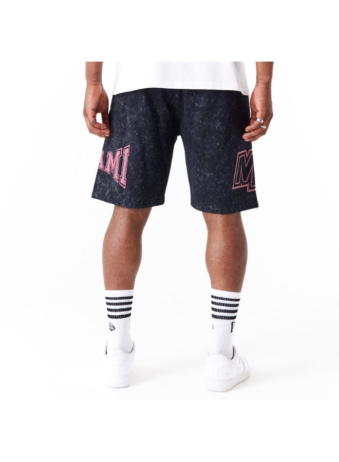 NEW ERA شورت NBA المغسول مياهي أسود - Image 5