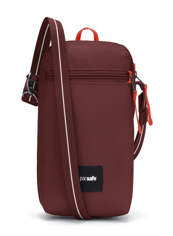 Pacsafe GO Anti Theft Festival Crossbody, Garnet Red - Image 1