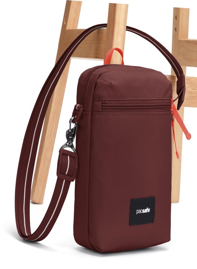 Pacsafe GO Anti Theft Festival Crossbody, Garnet Red - Image 4