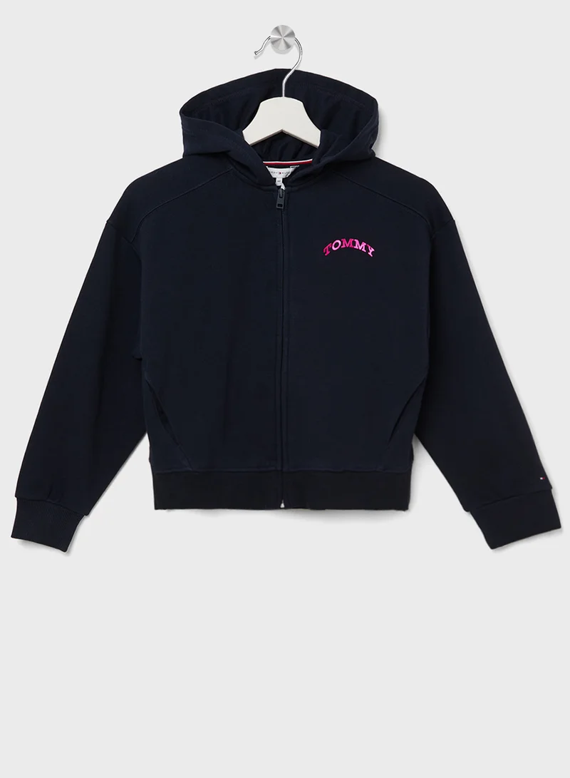 تومي هيلفيغر TOMMY DOT FOIL ZIP THRU