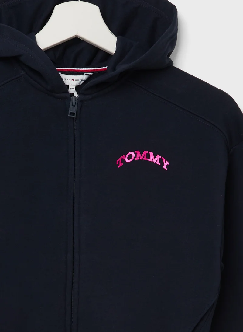 تومي هيلفيغر TOMMY DOT FOIL ZIP THRU