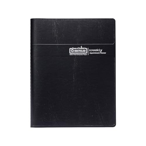 House of Doolittle 2025 Weekly Calendar Planner, Black, 5 x 8 Inches, January - December (HOD27802-25) - Image 1