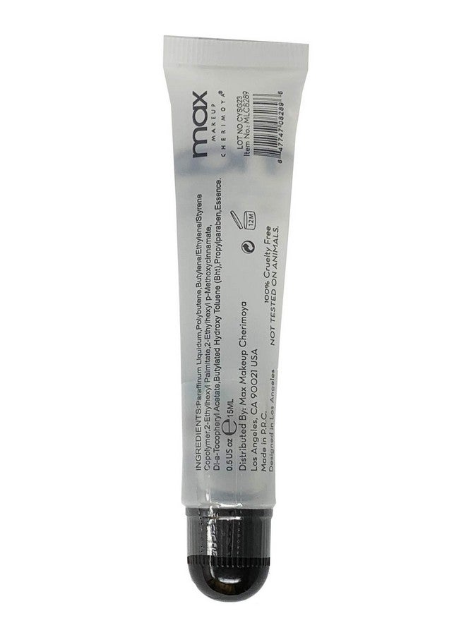 Cherimoya (6Pack) Max Makeup Lip Polish Coconut Oil Clear Gloss - Image 3