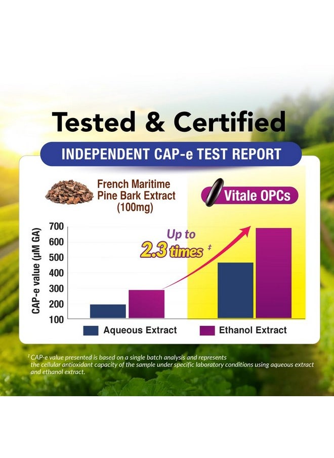 LABO Nutrition - LABO Nutrition Vitale OPCs | Premium European Grape Seed Extract with Aronia, Citrus Bioflavonoids | Supports Circulation, Skin Health and Cellular Protection | 100% polyphenols 90 Softgels - Image 1