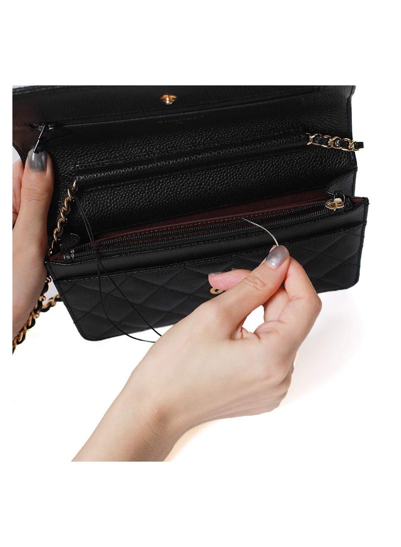 12Pcs Sewing Needles Hand Leather Waxed Thread Cord and Drilling Awl and Thimble for Leather Repair - Image 2